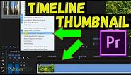 HOW TO ENABLE TIMELINE THUMBNAILS IN ADOBE PREMIERE PRO?