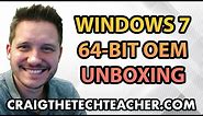 Windows 7 64-Bit Home Premium OEM Edition Unboxing Video