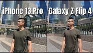 Samsung Galaxy Z Flip 4 vs iPhone 13 Pro Camera Comparison