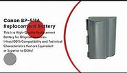 Replacement Battery for Canon BP-511A