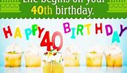 Happy 40th Birthday Wishes - Birthday Quotes, Messages, SMS, Greetings And Saying