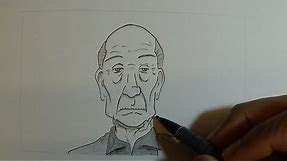 How To Draw Old People (Man)