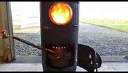 Fantastic diy waste Oil and Wood burning stove heater.