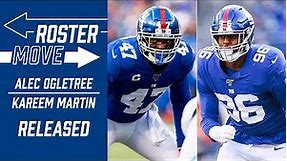 ROSTER UPDATE: Giants Release Alec Ogletree & Kareem Martin | New York Giants