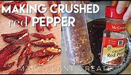Making Crushed Red Pepper | Drying Serrano & Cayenne Peppers | Make Plant Create