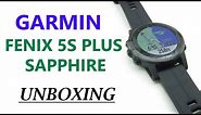 Garmin Fenix 5S Plus Sapphire Black Unboxing HD (010-01987-03)