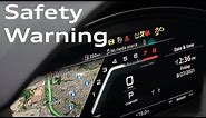 Audi FAQ : Pre-Sense Warning Dash