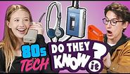 DO TEENS KNOW 1980s TECHNOLOGY? | React: Do They Know It?