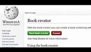 How to create a Wikipedia Book