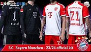 PES2021 F.C. Bayern Munchen 2023/24 Official Kit With New font 23/24