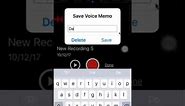 How to Use Voice Memos App on the iPhone