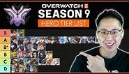 Overwatch 2 - SEASON 9 Hero Tier List (UPDATED Hotfix Patch)