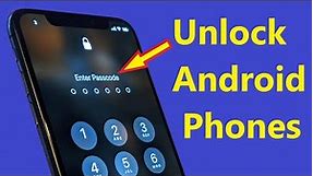 How to Unlock Android Phones When Forgot Password!! - Howtosolveit