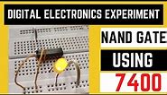 What is IC 7400 NAND gate? | Nand Gate Using IC 7400 Circuit Diagram