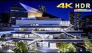 【4K HDR】Tokyo Future City Takeshiba Night Walk 2021