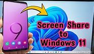 how to connect Samsung S9 phone to Windows 11 computer laptop PC