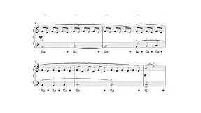 Interstellar - Cornfield Chase (Easy Level, Solo Piano) (Zimmer (Hans)) - Piano Sheet Music