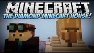 Minecraft | THE DIAMOND MINECART (& Trayaurus) HOUSE! | Build Showcase