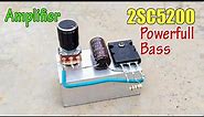 DIY 2SC5200 Amplifier 12v || Simple Powerfull Bass