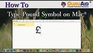 How to Type Pound Symbol on Mac® - GuruAid