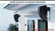 Bose 151 SE Environmental Speakers, Elegant Outdoor Stereo Speakers that blend easily by Outdoorsumo
