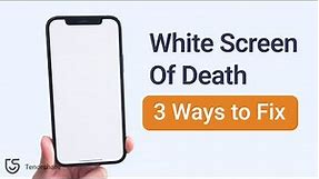 How to Fix iPhone White Screen of Death (3 Ways)