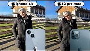 iPhone 14 vs iPhone 12 pro max camera test