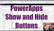 PowerApps Hide Button Based on User and other fun