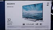 Sony 32WD756 Unboxing, Setup and Test, a more premium 32" from Sony full model KDL32WD756