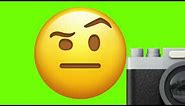 Caught in 4k Emoji Camera Meme Green Screen
