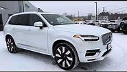 2024 Volvo XC90 T8 in Crystal White Metallic