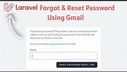 Laravel Forgot and Reset Password Using Email - Laravel Tutorial Step by Step (2023)