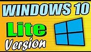windows 10 lite version for gaming for 1GB RAM PC