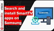 Samsung Smart TV Apps - How to search and download Smart Apps on TV?