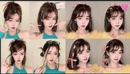Quick & Easy Short Hairstyle Tutorial"Korean style for girls