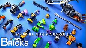 Lego Marvel Mech Armor 3.0 | Speed Build | Beat Building