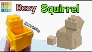 109) Boxy Squirrel Box with Tinkercad + 3D printing | 3D modeling how to make