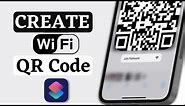 How To Create WiFi QR Code in iPhone - iOS 15 | Share WiFi Using QR Code in 2021