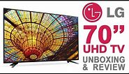 LG 70" UHD 4K TV - Unboxing & Review