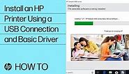How To Connect a Wireless HP Printer Using a Full Feature Driver in Windows