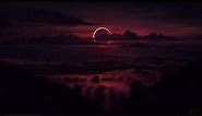 wallpaper engine crescent moon (red)