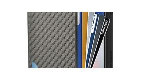 iPhone 6 Wallet Case, ZVE iPhone 6/6s Card Holder Case Carbon Fiber Wallet Design Protective Case