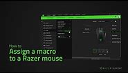 How to assign a macro to a Razer mouse