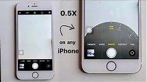 Get 0.5x zoom in any iPhone || How to get wide angle lens in any iPhone