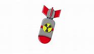 Download animated video of the nuclear bomb icon for free