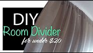 Easy DIY Room Divider | Under $20 dollars!