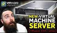 i bought a new SERVER!! (VMware ESXi Setup and Install)