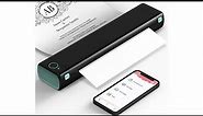 Phomemo Portable Printer Wireless for Travel, [New] M08F-Letter Bluetooth Mobile Printer