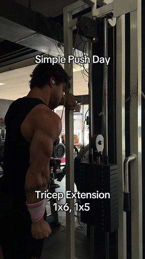 Simple Push Day Workout: Triceps, Chest & Shoulders Routine
