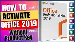 How to Active Microsoft Office 2019 Without key | 2024 |